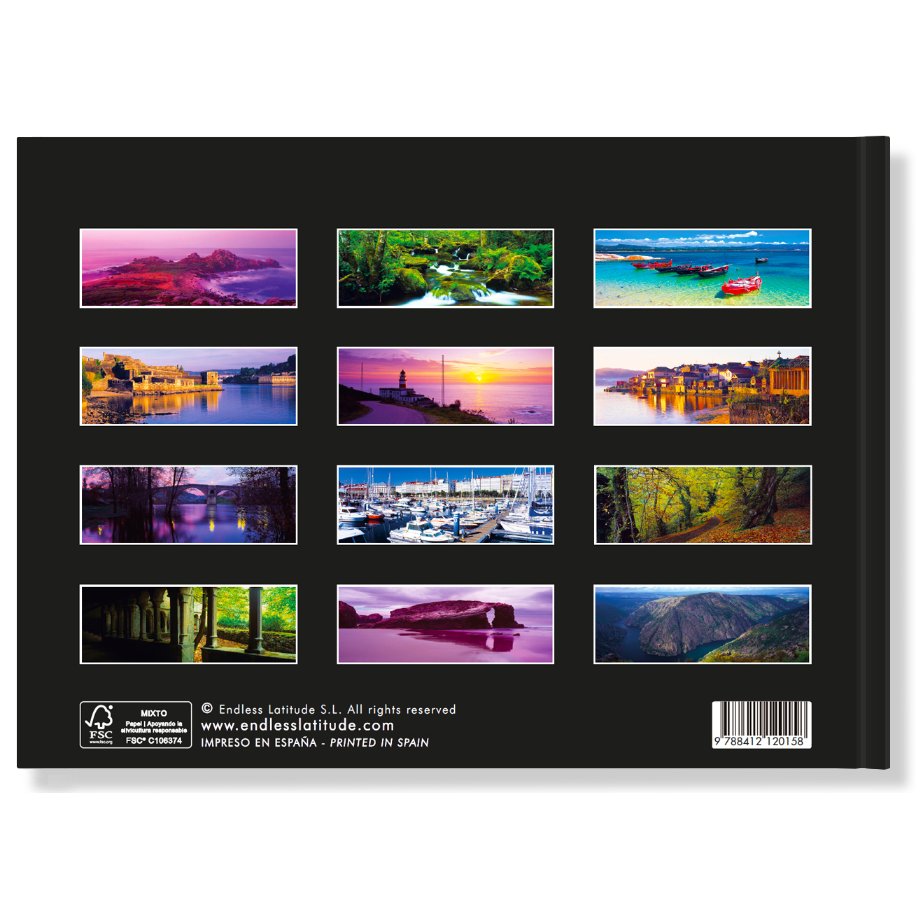 NOVEDAD: Libro de fotografía panorámica de Galicia en tapa dura con panorámicas únicas y colores vibrantes